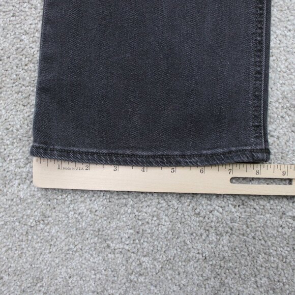 Old Navy Jeans NWT Womens 12 (32x31) Black Mid-Rise WOW Boot-cut Stretch Denim - Picture 5 of 13
